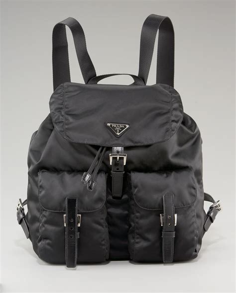 prada leather backpack vintage|prada backpack nylon for women.